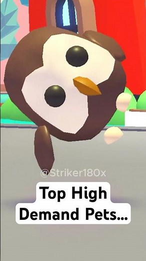 Top High Demand Pets in Adopt Me...🔥#roblox #adoptme