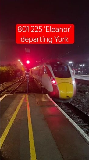 LNER Class 801 departing York