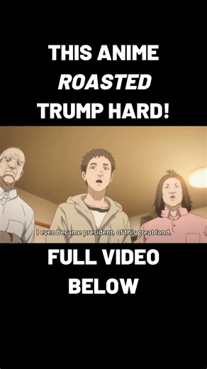 Donald Trump in the anime Inuyashiki #Anime #Japan #Trump