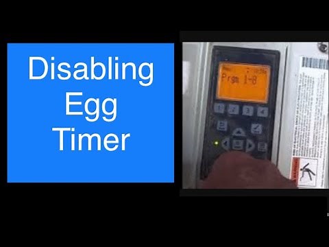 Pentair VSF - Disabling Egg Timer