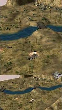 “Two Bridges Showdown! | C&C Generals Zero Hour #shorts”