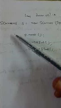 Scanner class in java ||how to get input from the users