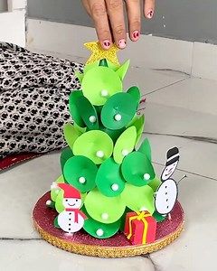 Simple and Easy Christmas Tree making craft 😱 #Christmastree #christmasdecor | Click For Craft