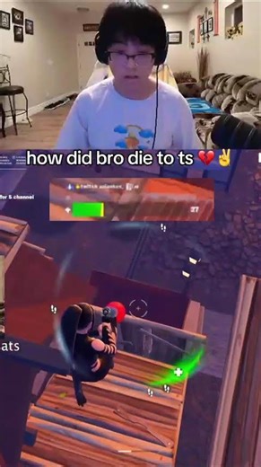 How did bro actually dying in Fortnite reload???