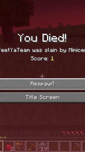 I CAN CATCH A BREAK #minecraft #horror