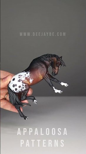 Appaloosa Patterns #breyer #modelhorse #horse #art #miniatures #deejaybe