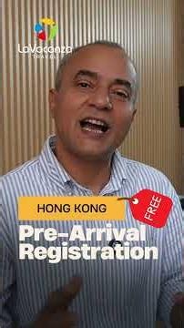 Hong Kong Pre-Arrival Registration (PAR) for Indians | Apply Before Travel