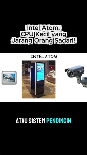 CPU ini lemah… tapi dipakai di mana-mana 😳 #intel #atom #cpu #processor #lemot #laptop #chip #tech