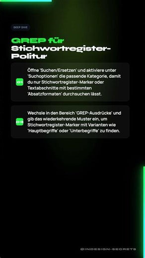 GREP für Stichwortregister-Markierungen