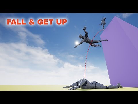 Unreal Falling flat and Getting up