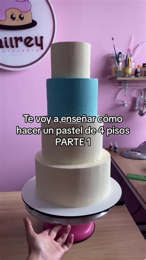 Cómo hacer un pastel de 4 pisos - Parte 1