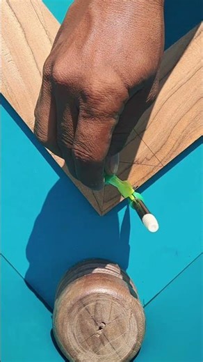 Easy tips to measure wood corners perfectly #woodworking #woodwork #carpentry #homedecor #diy #tips