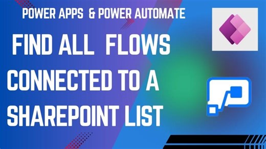 Power Apps to Find All Power Automate Flows Connected to a SharePoint List | Marcin Roger LIB QFA EFA
