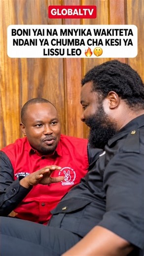 BONI YAI NA MNYIKA WAKITETA NDANI YA CHUMBA CHA KESI YA LISSU LEO#globaltv #breaking #chadema #lissu