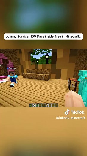 Johnny Survives 100 Days in Minecraft Treehouse - Part 4