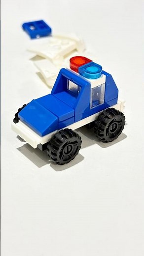 How To Build Mini LEGO Police Car 🚓🖼️