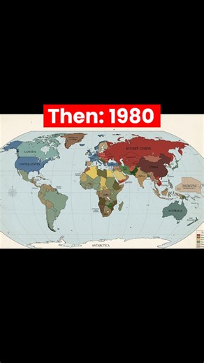 1980 vs 2026 🌍 How the World Has Changed! | Now vs Then #Shorts
