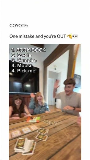 Coyote Card Game FAIL