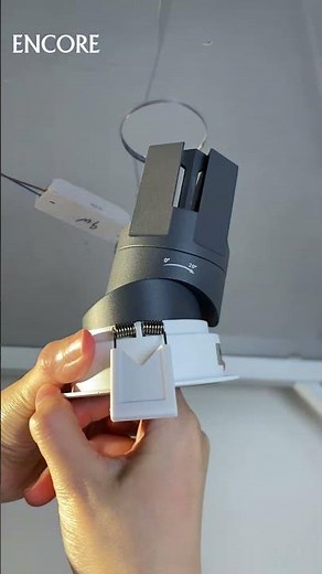 Easy Install Adjustable Recessed Downlight - Dimmable & CCT Tunable #ledfactory #automobile