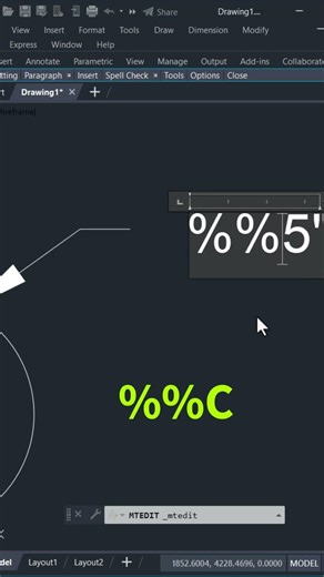 ✅ Diameter Symbol in AutoCAD | Ø Shortcut Trick