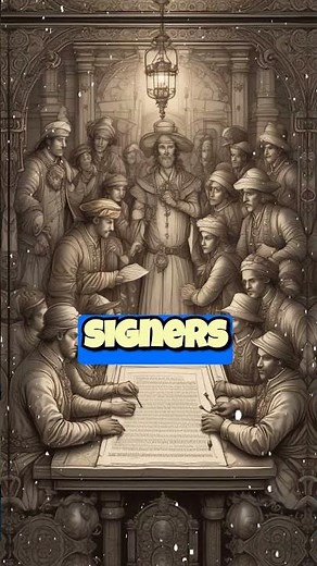 🚢 The Historic Signing of the Mayflower Compact 1620 Foundational Document of Democracy! #history