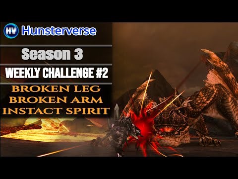 HunsterVerse Season III Weekly Challenge 2 -- Broken Leg, Broken Arm, Intact Spirit