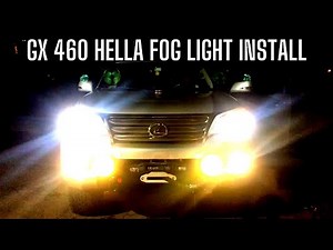 Lexus GX460 Hella Fog Light Install