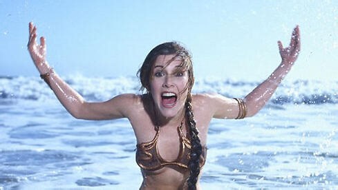 Princess Leia's iconic Star Wars gold bikini auctioned for $175,000