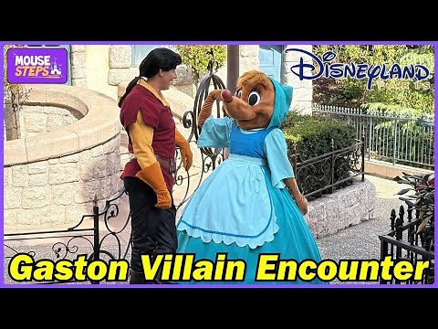 Gaston Villain Encounter at Disneyland Paris Halloween Festival 2025