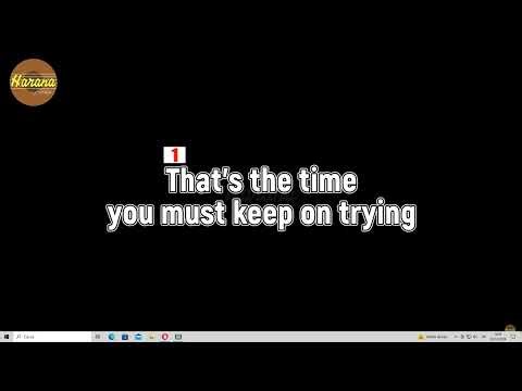 KARAOKE SMILE Acoustic Charlie Chaplin