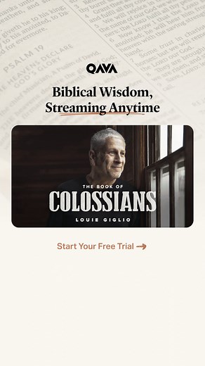 Faith that forms you. Content that equips you. Move beyond Sunday mornings with QAVA—where biblical truth meets real-life discipleship. Access 200 hours of content designed to help you understand Scripture and grow your faith, anywhere, anytime. | QAVA