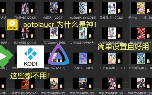 简单使用potplayer实现媒体库，一分钟上手！展示视频