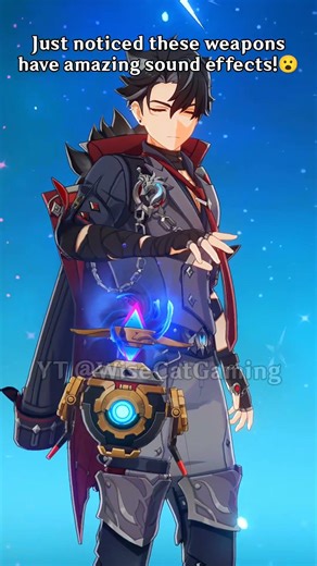 These weapons' sound effects are so good!😆 #genshinimpact #shorts #neuvillette #wanderer #alhaitham