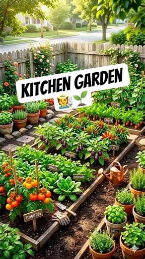 Kitchen Garden 🧑‍🌾🌱| #shorts #videos
