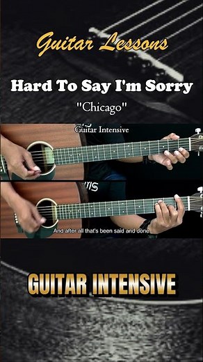 Hard to Say I'm Sorry - Chicago | EASY Guitar Lessons - Guitar Tutorial #guitartutorial