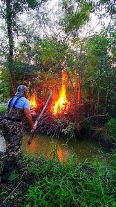 1.2M views · 4.6K reactions | Viral Beaver Dam Debris Pile Burning! || Beaver Dam Removal! #beaverdamremoval #beaverdam #gatorcreek #muddybeaverdam #damremoval #fire #burning #beavers #dam #drain #draining #water #nature #unclogging #creek #terrellspivey #viralreels #viralvideo #reels #fypシ゚ #foryoupageシ #fypシ #fbreels #viralFBvideo #FBVIDEO #viralfbreels #reelsviralfb #fbreelsfypシ゚viral #fb | Terrell Spivey | Facebook