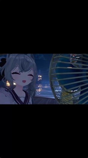 Weak Fox gets blown away by a fan #asmr #vrchat #vtuber #shorts