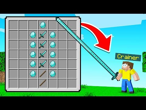 Crafting The BIGGEST SWORD In Minecraft!