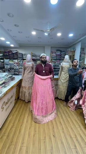 SALEEM’S on Instagram: "Live with amazing bridal wear party wear and dress materials Contact - 7304062175 #live #instagram #2026 #newcollection #mumbai"