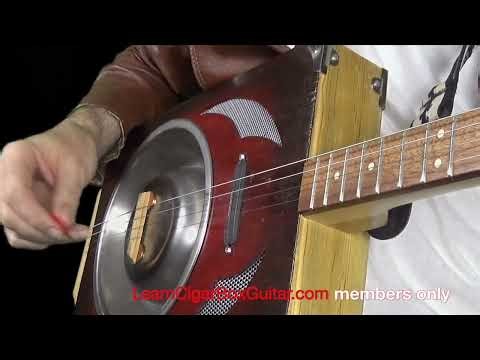 LearnCigarBoxGuitar.com archive. 4 string GDGB course #13