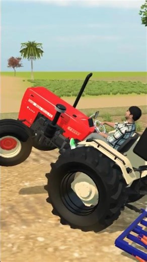 Indian vehicle 3D games #shortvideos #indiantractor3d #ytshorts #viral #swaraj855 #tractorgame#funny