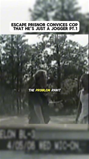 Escape Prisnor convices cop that he's just a jogger pt.1 #bodycam