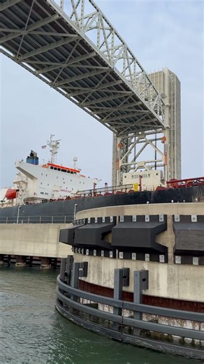 Big Ship Passing By Fore River Bridge #weymouth