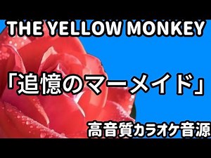 【高再現カラオケ音源】『追憶のマーメイド』原曲キー/THE YELLOW MONKEY 【高音質】