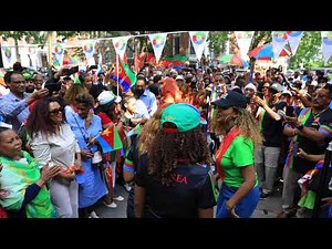 Helen Meles at Eritrean Embassy in Washington, Dc on may 24 2023.