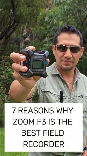7 reasons why ZOOM F3 is the best Field Recorder for Wildlife.
