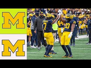 Michigan Spring BLUE & MAIZE | Full Game | April 18,2026 | NCAAF Highlights | Football 2026