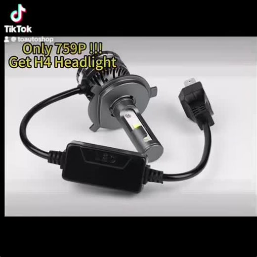 H4 LED Headlight Bulb Installation and Features