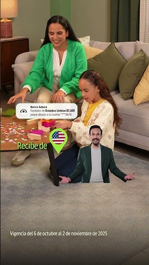 ¡Así de fácil! Recibe dinero de 🇺🇸 en la App de Banco Azteca y participa 🎉