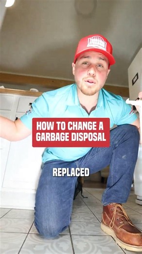 Changing a garbage disposal isn’t as hard as you think! 🔧 #knoxvilleplumber #plumbernearme